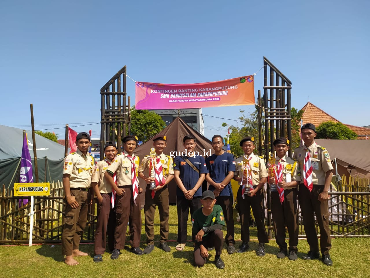 Pramuka SMK Darussalam Karangpucung Raih Juara 1 Lomba Karya Cipta Pramuka Tingkat Kwarcab Cilacap 2